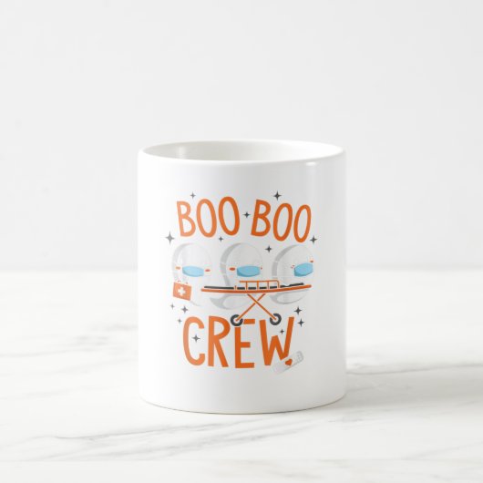 Boo Boo Crew Ghost Doctor Paramedic EMT Nurse H Kaffeetasse (Mittel)