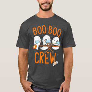 Boo Boo Crew Ghost Doctor Paramedic EMT Nurse T-Shirt