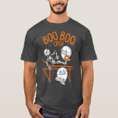 Boo Boo Crew Ghost Doctor Paramedic EMT Nurse T-Shirt (Vorderseite)