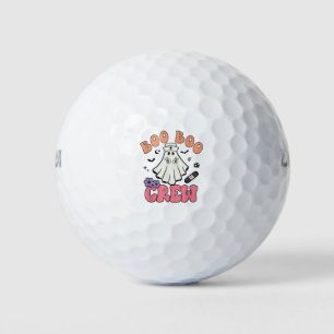 Boo Boo Crew Ghost Doctor Paramedic Nurse Hallowee Golfball