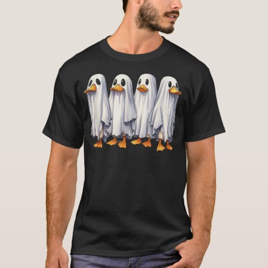 Boo Boo Crew Ghost Duck Funny Halloween Costume Wo T-Shirt (Vorderseite)