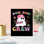 Boo Boo Crew Ghost Nurse Classic T - Shirt Acrylschild (Hochzeit)