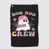 Boo Boo Crew Ghost Nurse Classic T - Shirt Golfhandtuch (Vorderseite)