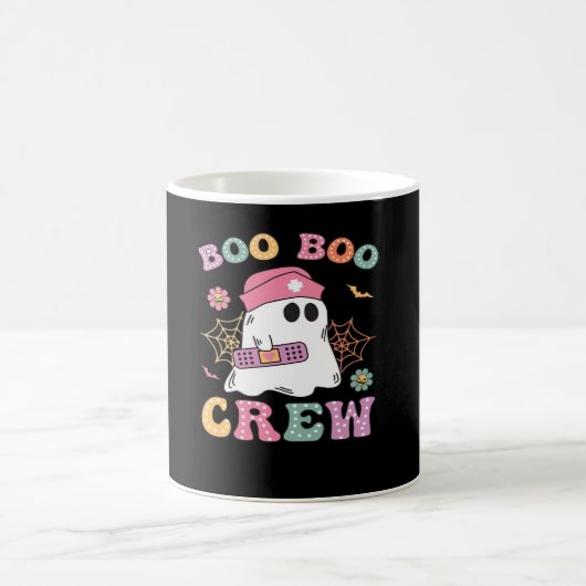 Boo Boo Crew Ghost Nurse Classic T - Shirt Kaffeetasse (Mittel)