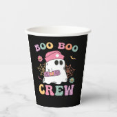 Boo Boo Crew Ghost Nurse Classic T - Shirt Pappbecher (Vorderseite)