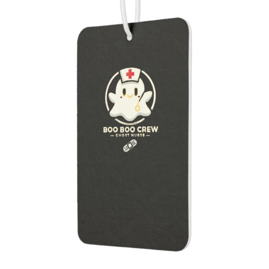 Boo Boo Crew Ghost Nurse - Cute and Spooky Hallowe Autolufterfrischer (Links)