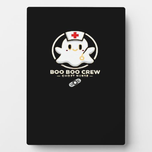 Boo Boo Crew Ghost Nurse - Cute and Spooky Hallowe Fotoplatte (Vorderseite)