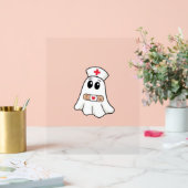BOO BOO CREW Ghost Nurse Funny Halloween Essential Acrylschild (Hochzeit)