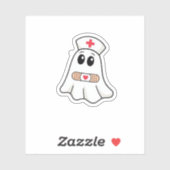 BOO BOO CREW Ghost Nurse Funny Halloween Essential Aufkleber (Blatt)