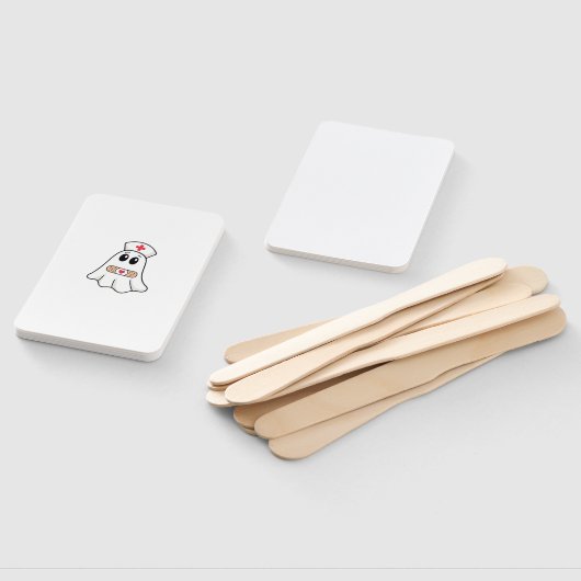 BOO BOO CREW Ghost Nurse Funny Halloween Essential Fächer (Non-assembled)