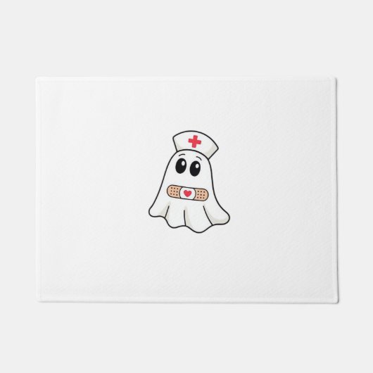 BOO BOO CREW Ghost Nurse Funny Halloween Essential Fußmatte (Vorderseite)