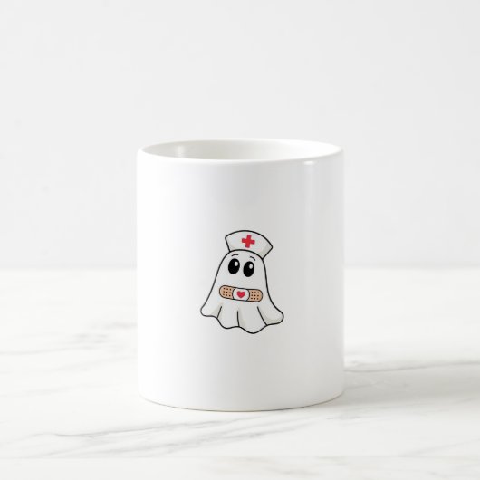 BOO BOO CREW Ghost Nurse Funny Halloween Essential Kaffeetasse (Mittel)