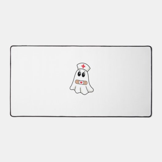 BOO BOO CREW Ghost Nurse Funny Halloween Essential Schreibtischunterlage (Vorderseite)