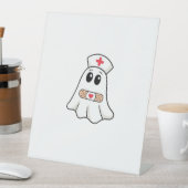 BOO BOO CREW Ghost Nurse Funny Halloween Essential Sockelschild (In Situ)