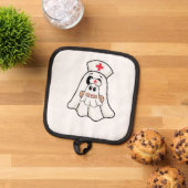 BOO BOO CREW Ghost Nurse Funny Halloween Essential Topflappen (Oben Unten)