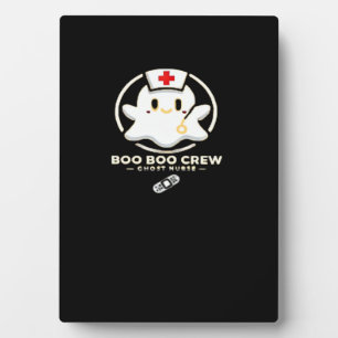 Boo Boo Crew Ghost Nurse - Niedlich und Spooky Hal Fotoplatte
