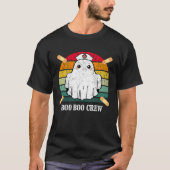 Boo Boo Crew Ghost Nurse Retro Halloween 2020 Nurs T-Shirt (Vorderseite)