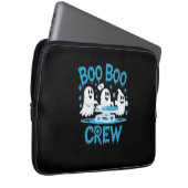 Boo Boo Crew Ghost Paramedic Nurse Halloween Essen Laptopschutzhülle (Vorne Rechts)