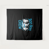 Boo Boo Crew Ghost Paramedic Nurse Halloween Essen Wandteppich (Vorderseite (Horizontal))