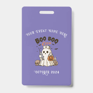 Boo Boo Crew Halloween-Abzeichen für Krankenschwes Ausweis