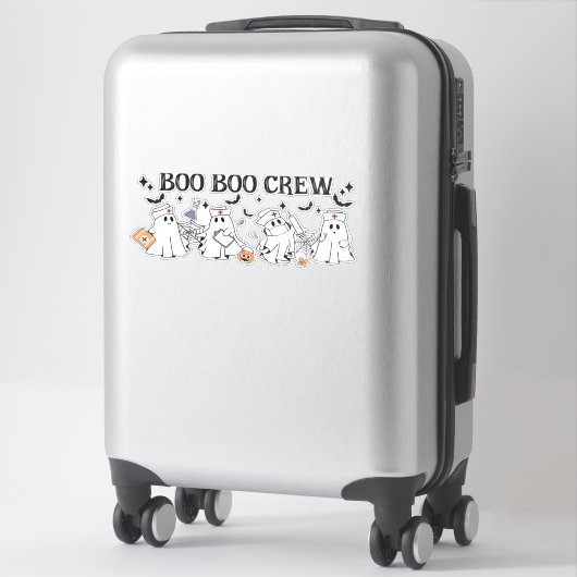 boo Boo Crew Halloween Classic T-Shirt Aufkleber (Koffer)