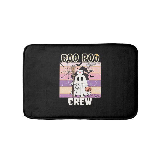 Boo Boo Crew Halloween Ghost Nurse Essential T-Shi Badematte (Vorderseite)