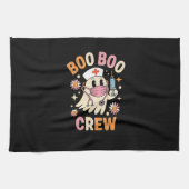 Boo Boo Crew Halloween Ghost Nurse Essential T-Shi Geschirrtuch (Horizontal)