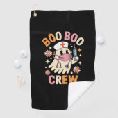 Boo Boo Crew Halloween Ghost Nurse Essential T-Shi Golfhandtuch (Insitu)