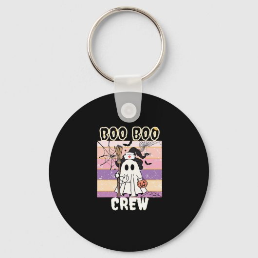 Boo Boo Crew Halloween Ghost Nurse Essential T-Shi Schlüsselanhänger (Vorderseite)