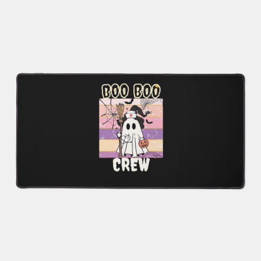 Boo Boo Crew Halloween Ghost Nurse Essential T-Shi Schreibtischunterlage (Vorderseite)