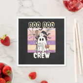 Boo Boo Crew Halloween Ghost Nurse Essential T-Shi Serviette (Beispiel)