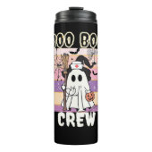 Boo Boo Crew Halloween Ghost Nurse Essential T-Shi Thermosbecher (Vorderseite)