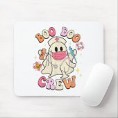 Boo Boo Crew Halloween Ghost Nurse Mousepad (Mit Mouse)