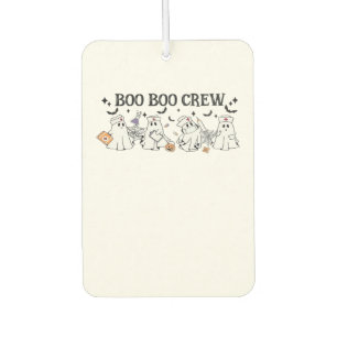boo Boo Crew Halloween Klassiker T-Shirt Autolufterfrischer