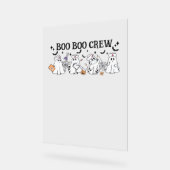 Boo Boo Crew Halloween Klassischer T - Shirt Acrylschild (Winkel)