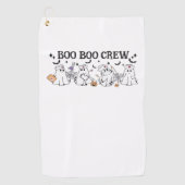 Boo Boo Crew Halloween Klassischer T - Shirt Golfhandtuch (Vorderseite)