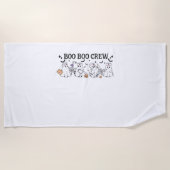 Boo Boo Crew Halloween Klassischer T - Shirt Strandtuch (Vorderseite)