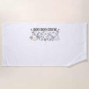 Boo Boo Crew Halloween Klassischer T - Shirt Strandtuch