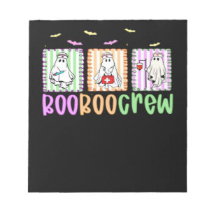 Boo Boo Crew Halloween Krankenschwester Essential Notizblock