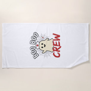 Boo Boo Crew Halloween Krankenschwester Geist Vint Strandtuch