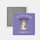 Boo Boo Crew Halloween Magnet für Krankenschwester (Vorderseite/Rückseite)
