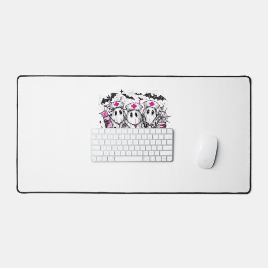 Boo Boo Crew Halloween Nurse Classic T - Shirt Schreibtischunterlage (Tastatur & Maus)