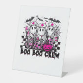 Boo Boo Crew Halloween Nurse Classic T - Shirt Sockelschild (Vorderseite)