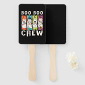 Boo Boo Crew Halloween Nurse Fächer (Vorne und Hinten)