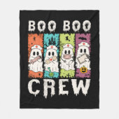 Boo Boo Crew Halloween Nurse Fleecedecke (Vorderseite)