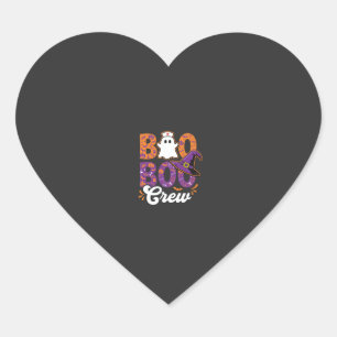 Boo Boo Crew Halloween-Nurse-Geister-Design Herz-Aufkleber