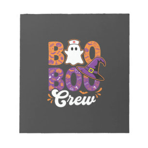 Boo Boo Crew Halloween-Nurse-Geister-Design Notizblock