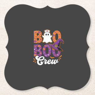 Boo Boo Crew Halloween-Nurse-Geister-Design Untersetzer