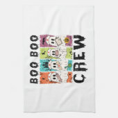 Boo Boo Crew Halloween Nurse Geschirrtuch (Vertikal)