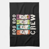 Boo Boo Crew Halloween Nurse Geschirrtuch (Vertikal)